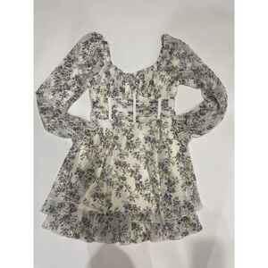 Women's Floral Mini Dress Size M Allison and Kelly Brand New